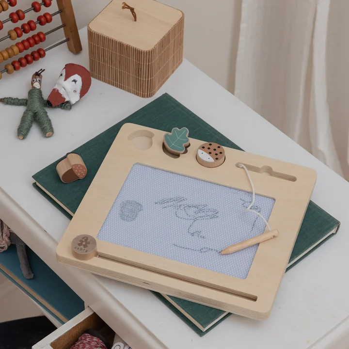 Magnetisch houten tekenbord van Sebra