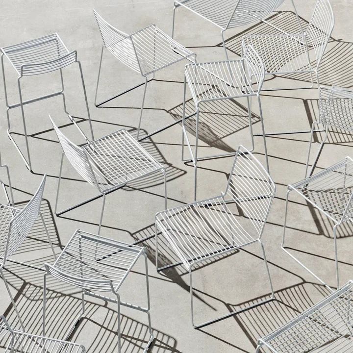 Hee Eetkamerstoel en barkruk, thermisch verzinkt door HAY