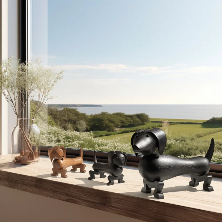 Houten hond door Kay Bojesen