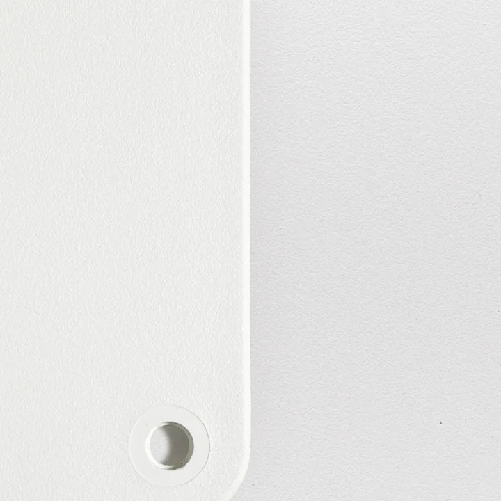 Vitra Eames Plastic RE materiaalmonsters in de kleuren wit en katoenwit