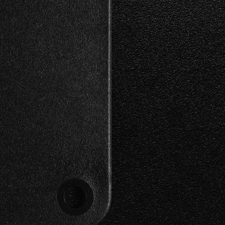 Vitra Eames Plastic RE materiaalmonster van in de kleur diepzwart