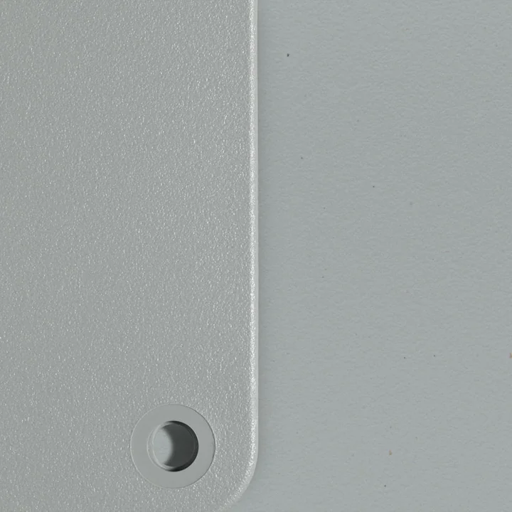 Vitra Eames Plastic RE materiaalmonster van in de kleur lichtgrijs