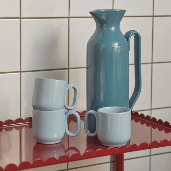 Barro Mok met handvat, lichtblauw van HAY