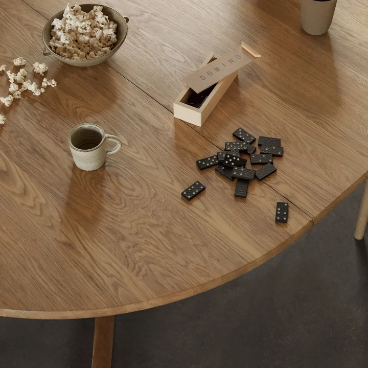 C69E Eettafel met twee extra bladen van FDB Møbler