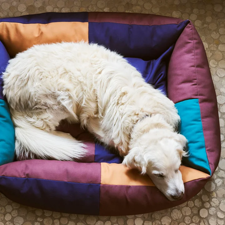 Hondenbed, L, bordeaux / groen van HAY