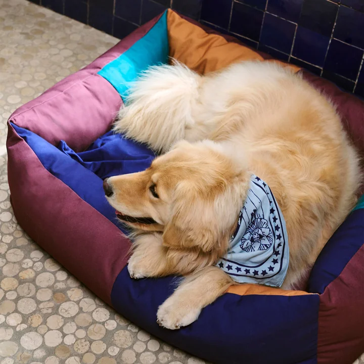 Hondenbed, L, bordeaux / groen van HAY