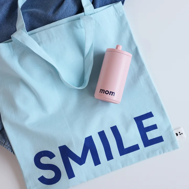 Reisbeker, 0,35 l, mama / poederroze by Design Letters