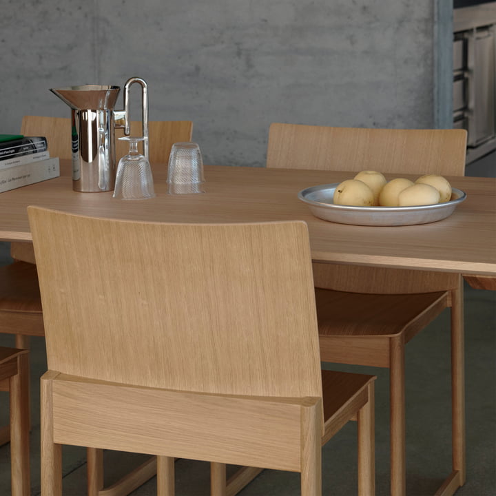 Allwood Side Chair AV35, eiken gelakt van & Tradition