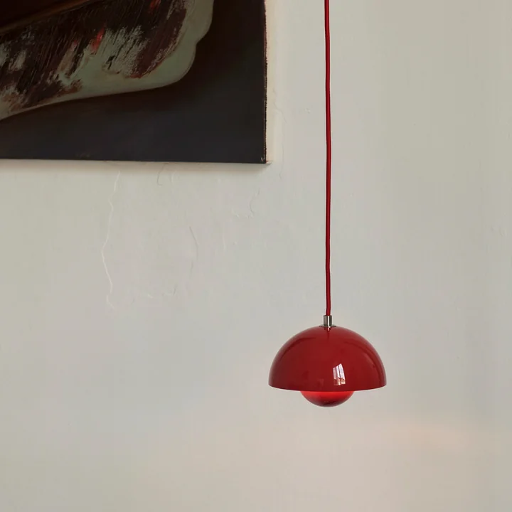 FlowerPot VP10 Hanglamp, vermiljoen rood van & Tradition