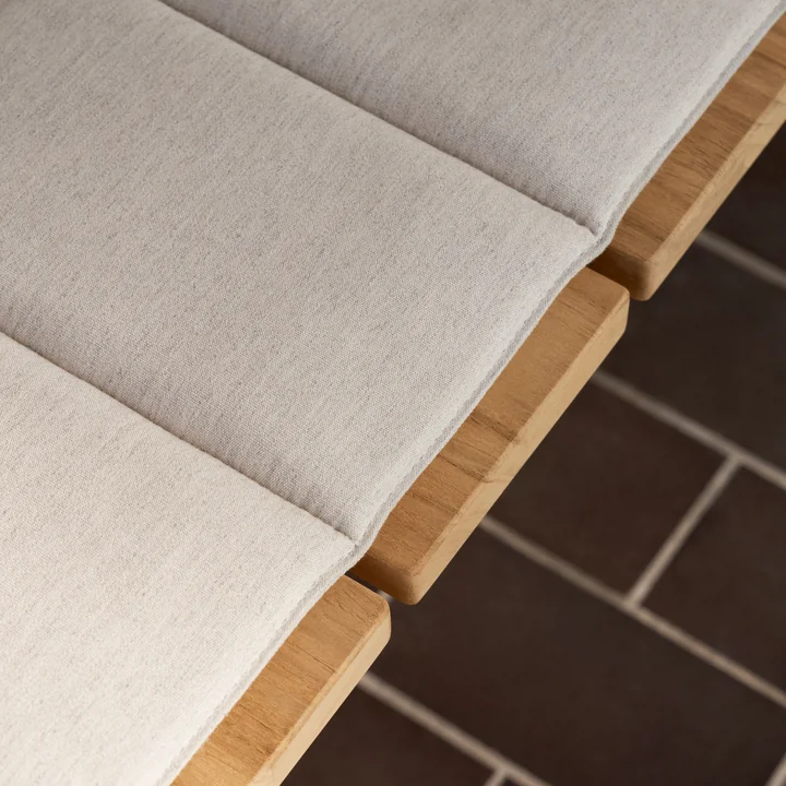 GL101 Hoes voor tuinbank, grijs (Agora Liso life haver) van Carl Hansen