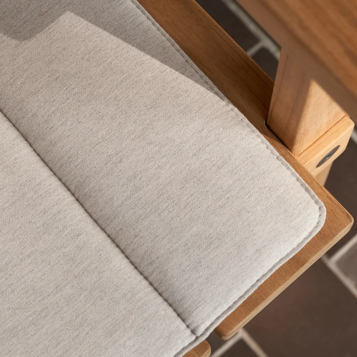 GL101 Hoes voor tuinbank, grijs (Agora Liso life haver) van Carl Hansen