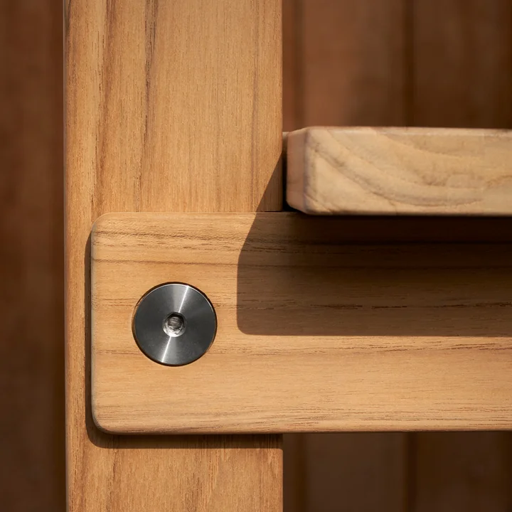 GL101 Timbur Tuinbank, onbehandeld teakhout van Carl Hansen