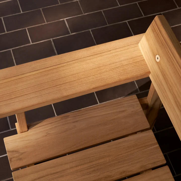 GL101 Timbur Tuinbank, onbehandeld teakhout van Carl Hansen