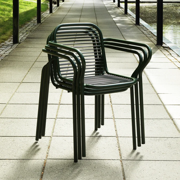 Vig Normann Copenhagen Fauteuil, donkergroen van