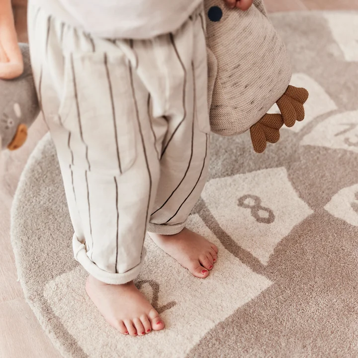 Nautilus Vloerkleed, klei / gebroken wit van OYOY Mini