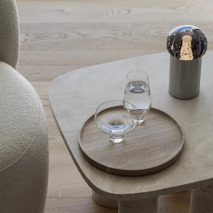 Iris LED tafellamp met oplaadbare batterij van Blomus