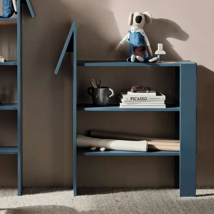 Horse Boekenplank, donkerblauw van Ferm Living