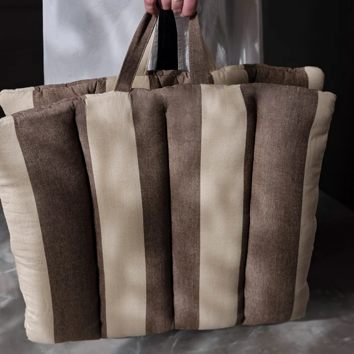 Strand Vouwmat, bruin/beige van Ferm Living