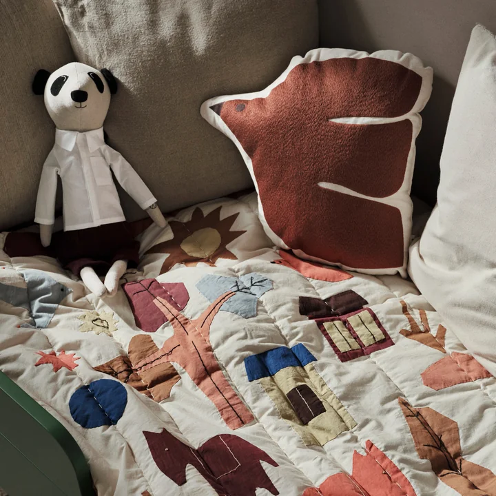 Swif Bird Kussen, gebakken klei van Ferm Living