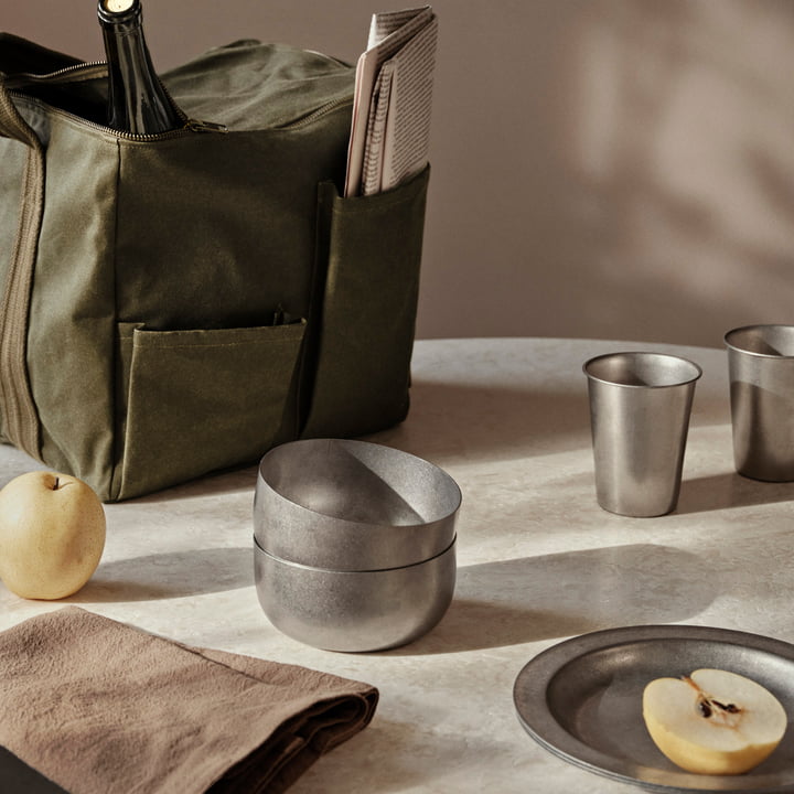 Tumbled collectie roestvrij staal van ferm Living