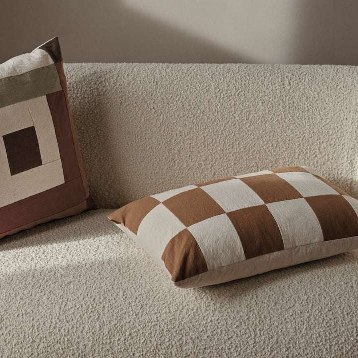 Border Patchwork kussen van ferm Living