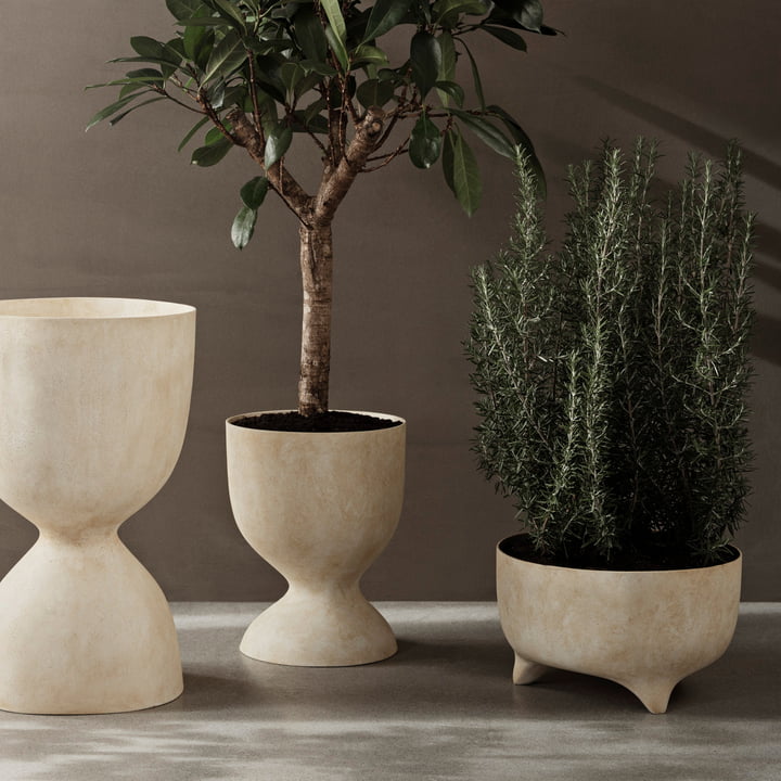 ferm Living - Evoke Bloempotten, warm zand