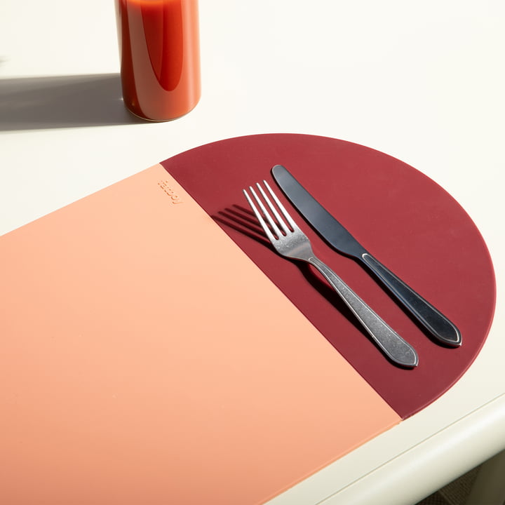 Placemaster Placemat 43 x 30 cm, peachy rosso van Fatboy