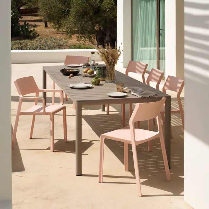 Nardi Trill Bistrot - Stoel, roze boeket