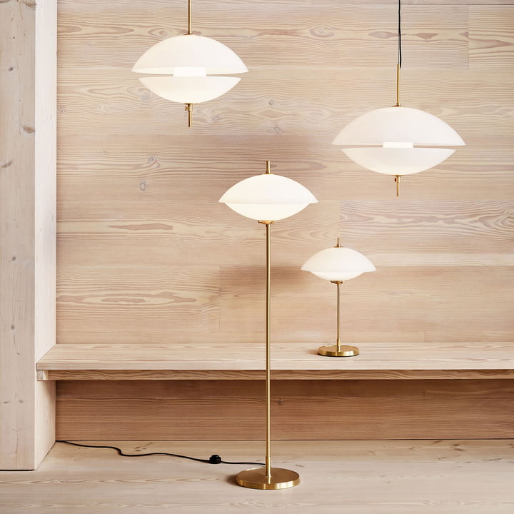 Clam Vloerlamp van Fritz Hansen