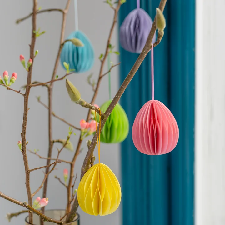 Ovale boomdecoratie (set van 6) van Remember