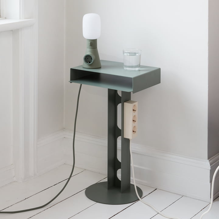 Pedestal - Sidekick tafel, mosgroen