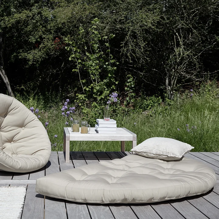 Nido Opvouwbare fauteuil, beige van Karup Design