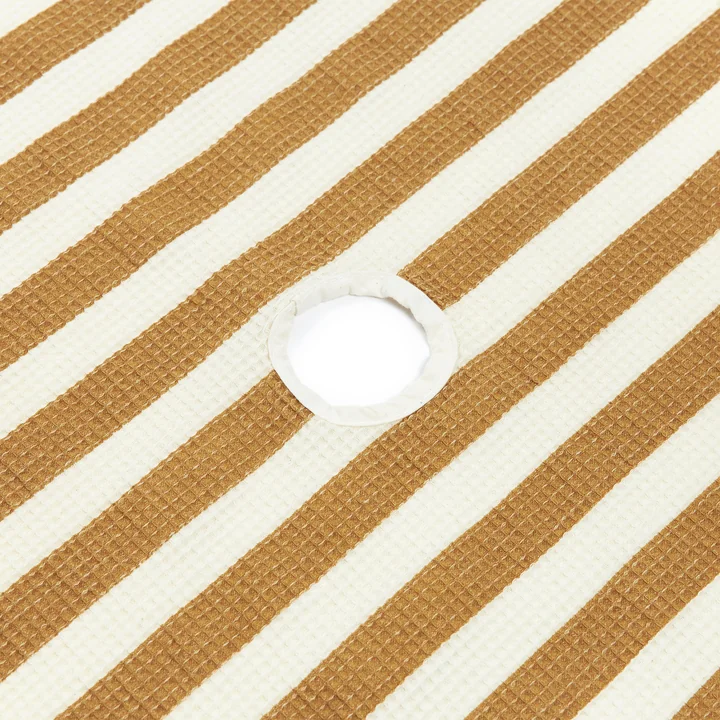Portofino Strandlaken XL, 146 x 175 cm, honingstrepenwafel van Nobodinoz