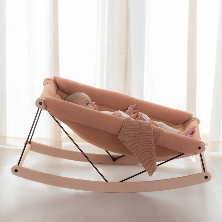 Growing Green Kussen voor babywipstoeltje, sienna bruin van Nobodinoz