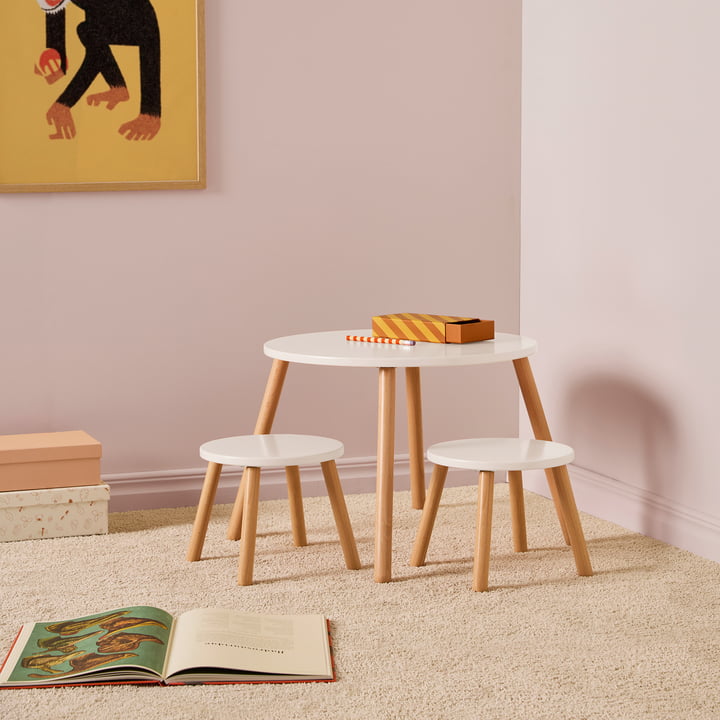 Tafel en kruk van Kids Concept