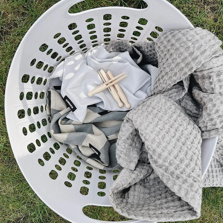 Theedoek gemaakt van GRS gerecycled katoen van Humdakin