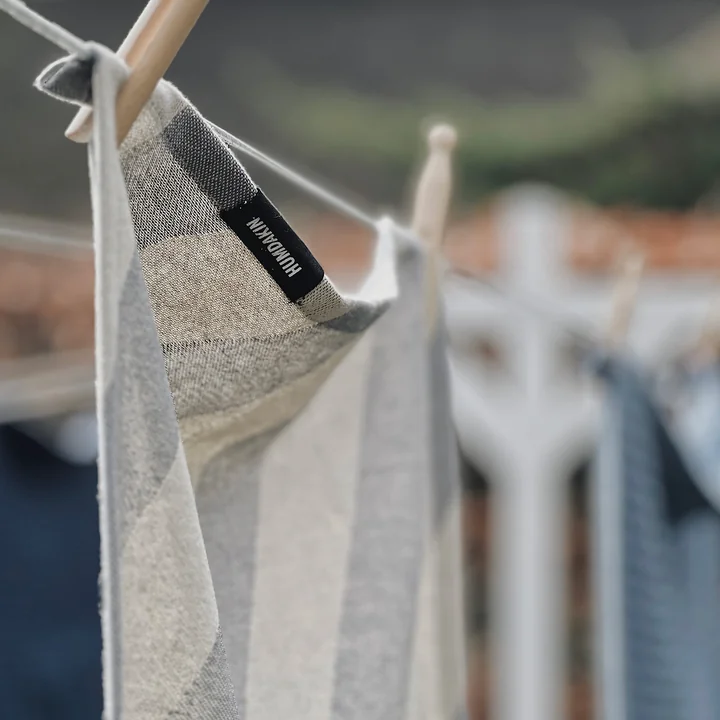 Theedoek gemaakt van GRS gerecycled katoen van Humdakin