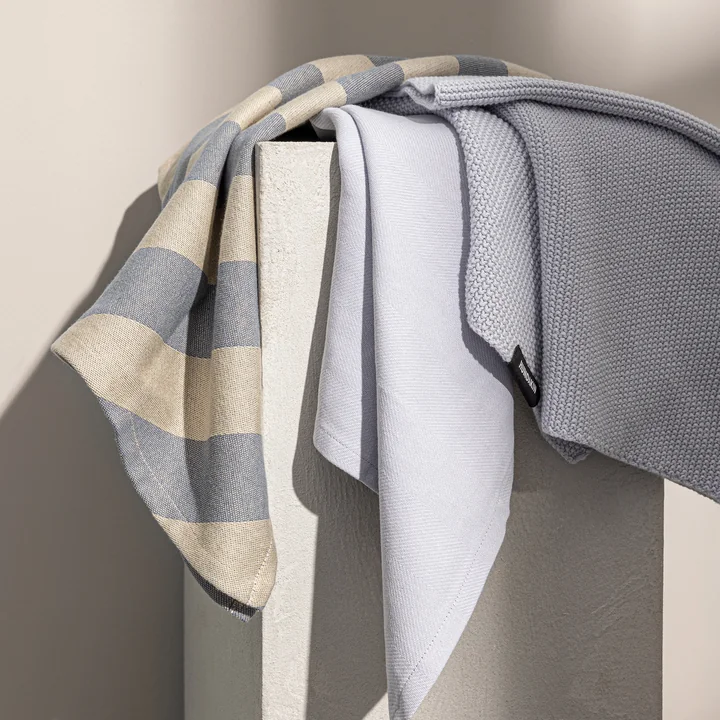 Theedoek gemaakt van GRS gerecycled katoen van Humdakin