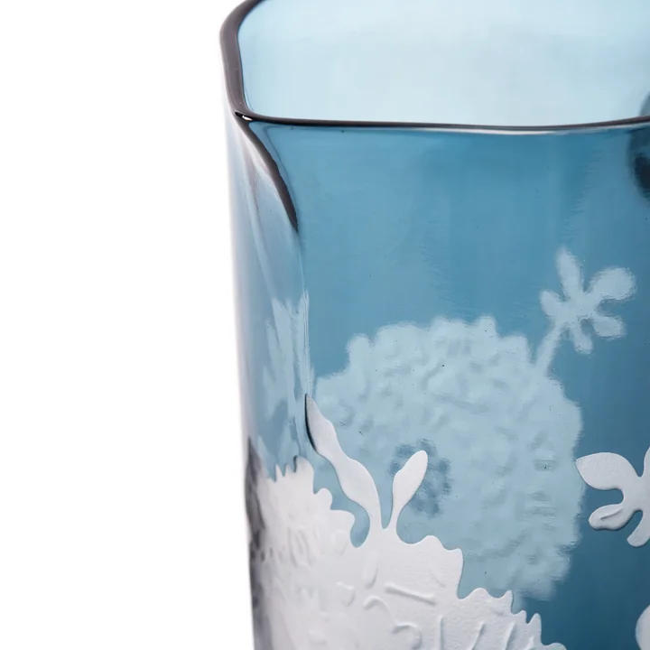 Pols Potten - Pioenroos kruik, donkerblauw