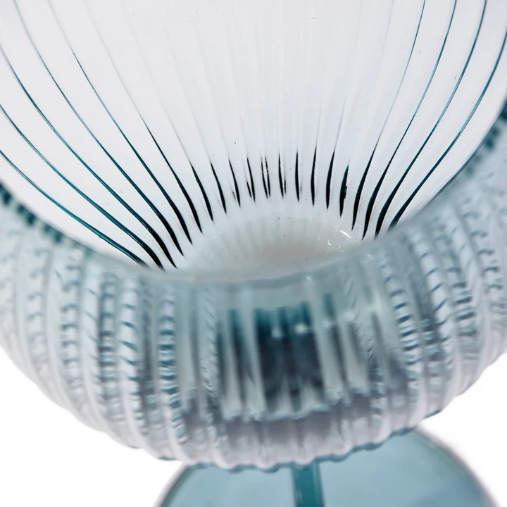 Pols Potten - Pum Coupe wijnglas, lichtblauw