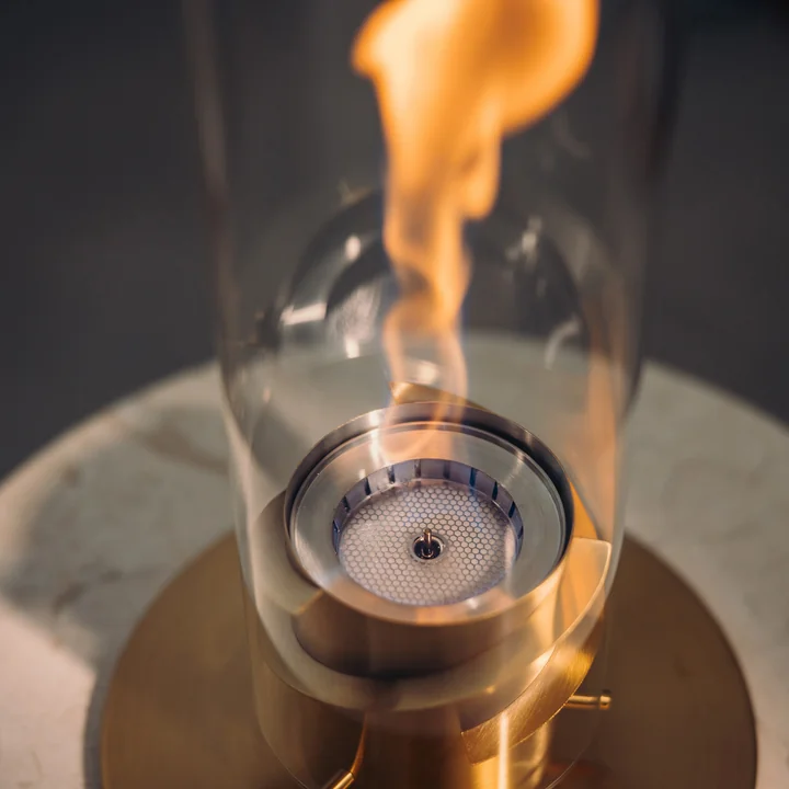Spin Bio-brander met Eco-ring en blusdeksel van höfats