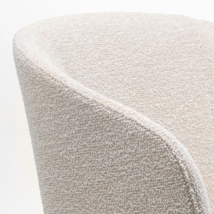 Mikado armstoel, ivoor/parelmoer (Nubia 01) / natuurlijk eiken van Vitra