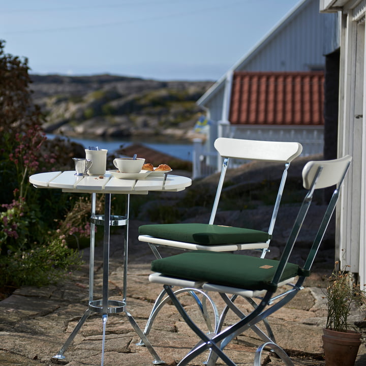 Grythyttan - 1/ Bryggeri zitkussen voor tuinstoel, groen