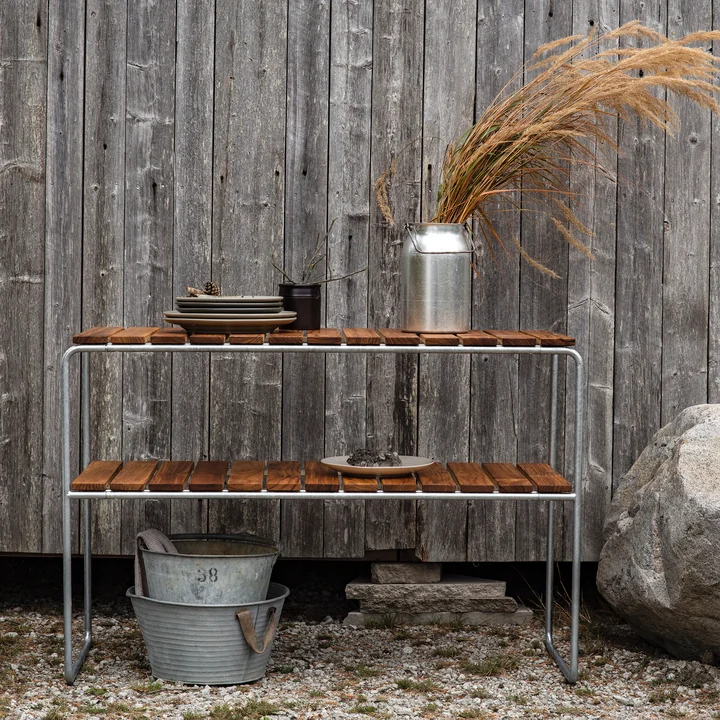 Grythyttan - L105 Bijzettafel tuin, teak