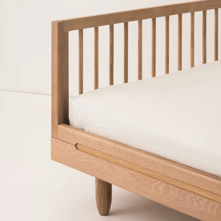 Pure Single, 90 x 200 cm, eiken van Nobodinoz