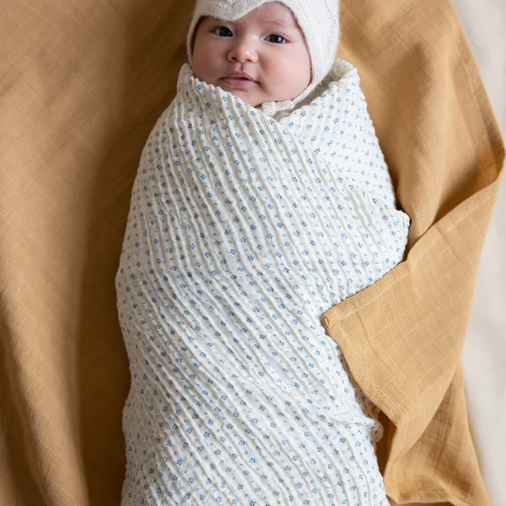 Cam Cam Copenhagen - Mousseline deken, 100 x 100 cm, capri