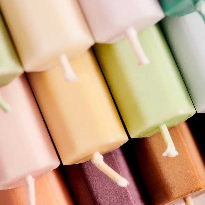 Hexagon Staafkaarsen H 24 cm vanaf HAY