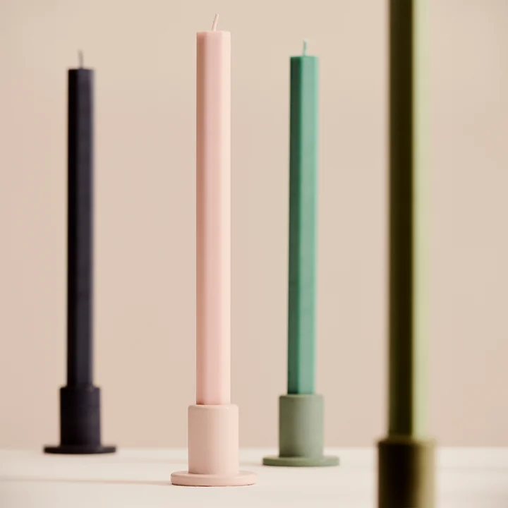 Hexagon Staafkaarsen H 24 cm vanaf HAY