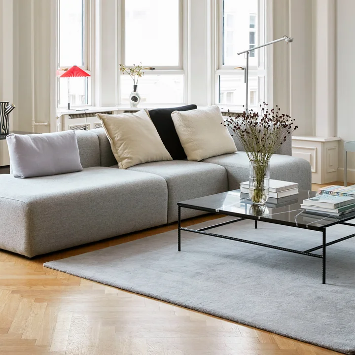 Raw Vloerkleed nr. 2, lichtgrijs van HAY