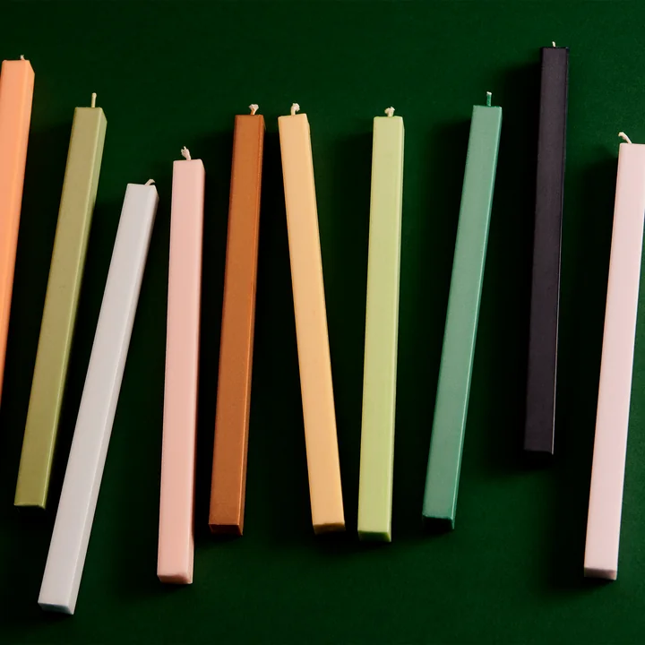 Square Staafkaarsen H 24 cm vanaf HAY